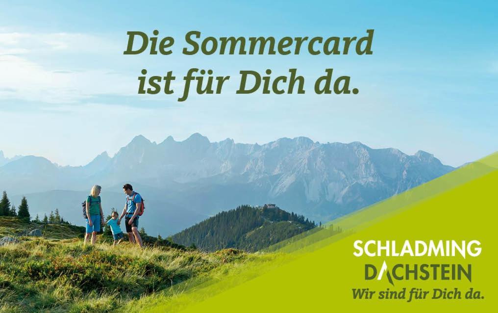 Apartment Natur Herz Haus im Ennstal Exterior foto
